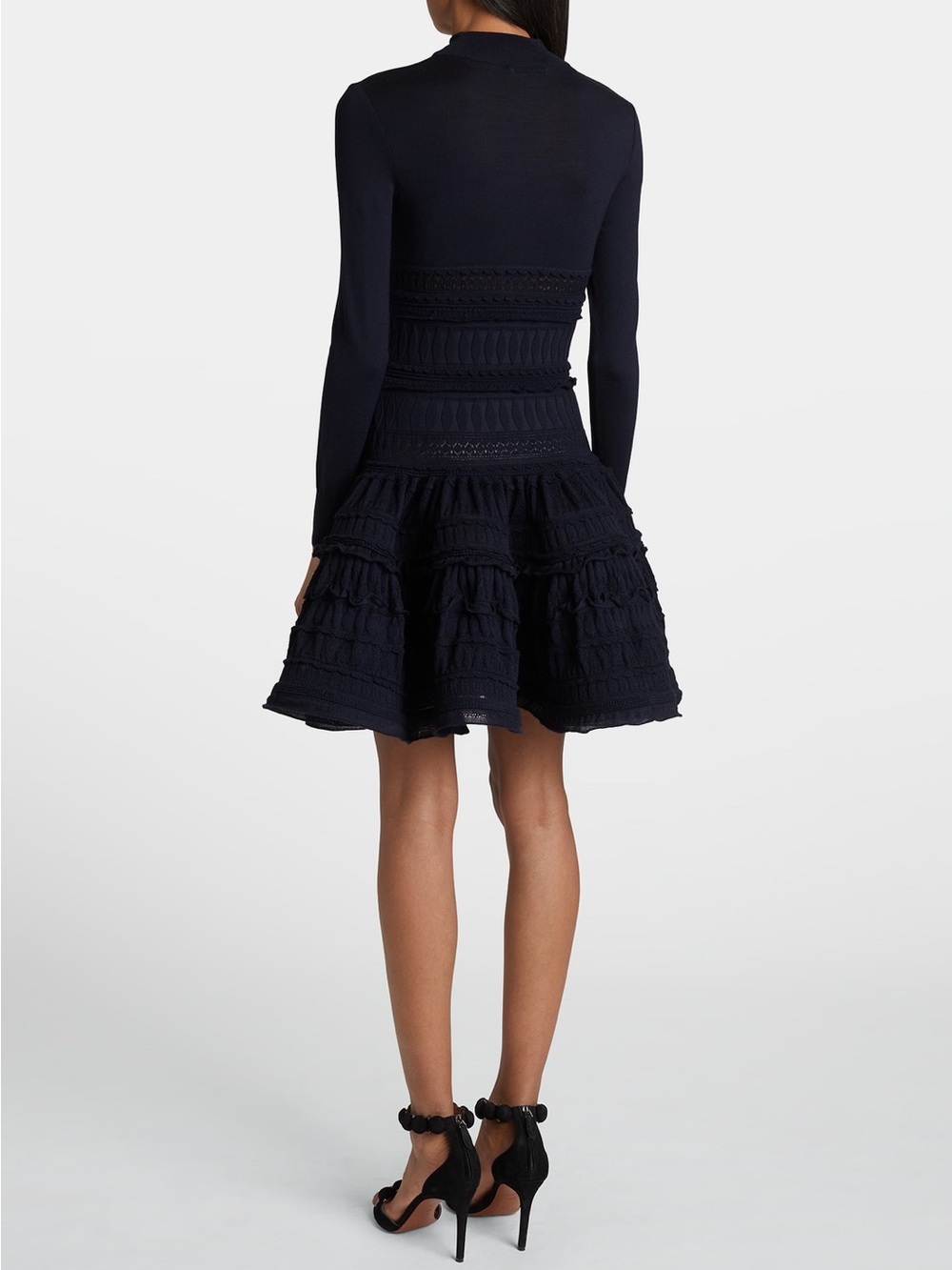 Alaïa Long-Sleeved Crinoline Dress - Picture 3 of 11